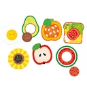 1ST FOOD PUZZLES, 14 PIECES