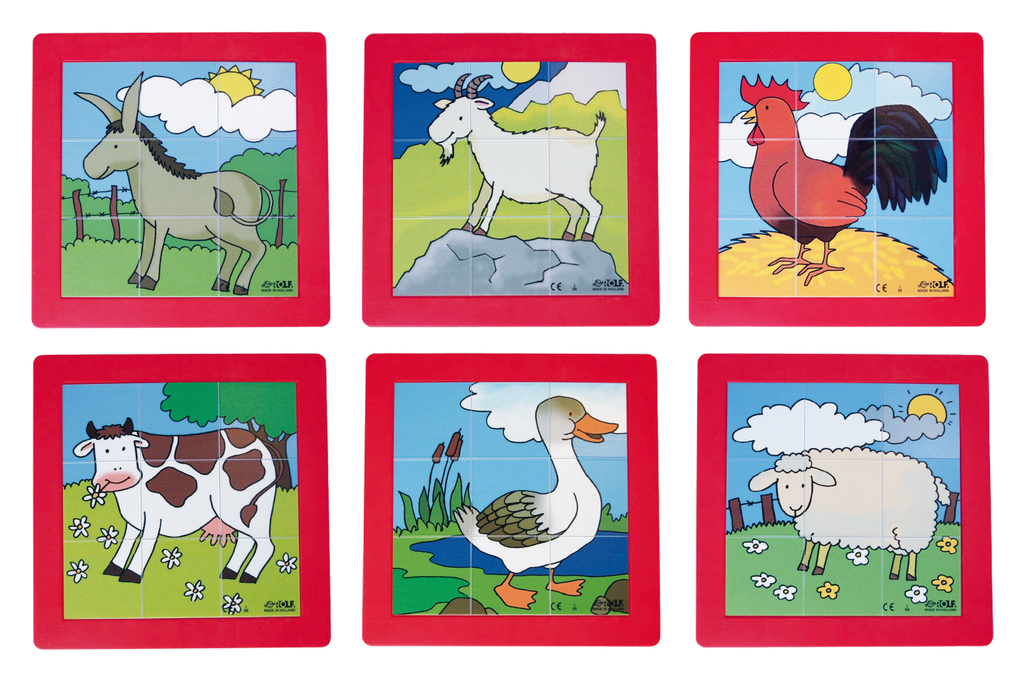 FARM SERIES PUZZLES, SET OF 6