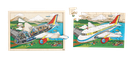 PUZZLE 2 NIVEAUX L'AVION, 60 PIÈCES
