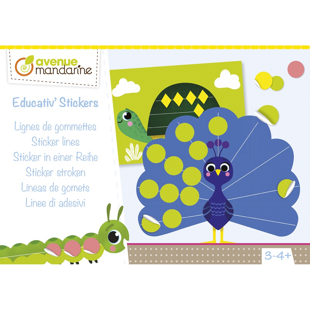 EDUCATIEVE STICKERS, RIJEN STICKERS