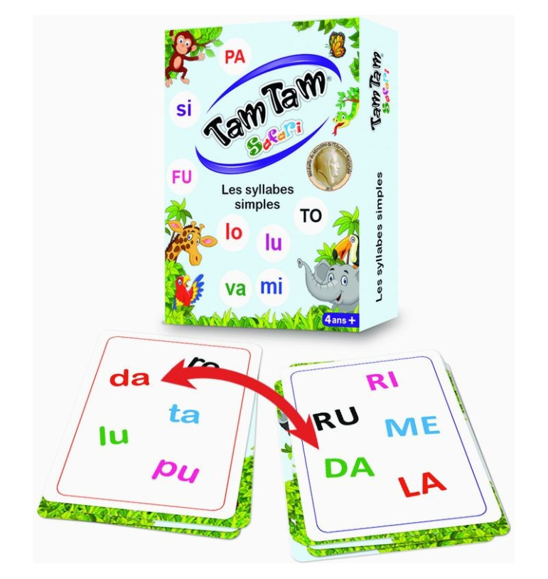 TAM TAM SAFARI EENVOUDIGE LETTERGREPEN
