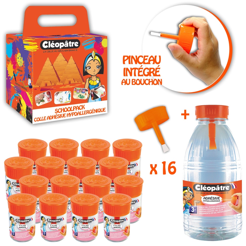 LITTLE HYPOALLERGENIC ADHESIVE POT, THE KIT
