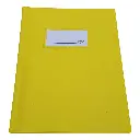 A5 YELLOW OPAQUE NOTEBOOK COVERS, PACK OF 10