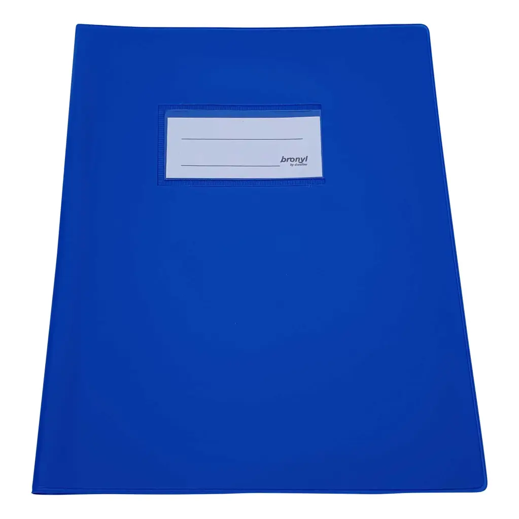 OPAQUE A5 BLUE NOTEBOOK COVERS, PACK OF 10