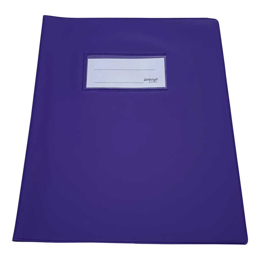 COUVRE-CAHIERS OPAQUES A5 VIOLET, LE LOT DE 10