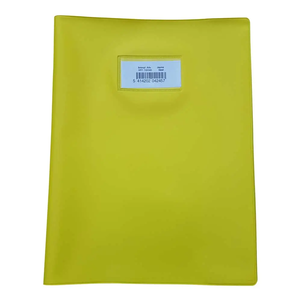 A4 Gelbe, blickdichte Notizbuchhüllen, 10er-Pack