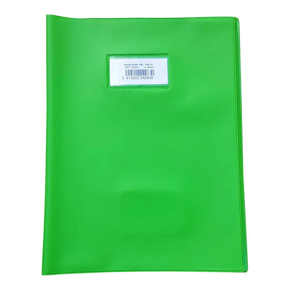 COUVRE-CAHIERS OPAQUES A4+ VERT, LE LOT DE 10