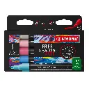 STABILO FREE ACRYLIC T300, PASTELLSET