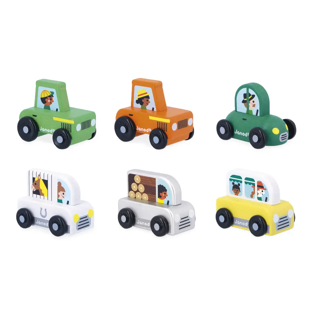 CROSS ROAD COUNTRY UNIVERSE VEHICLES, SET OF 6