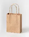 BROWN KRAFT PAPER BAGS 12X15CM, PACK OF 20