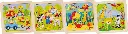 PUZZLES EN BOIS, LOT DE 4