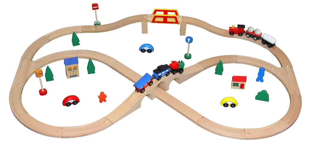 CIRCUIT DE TRAIN, 49 PIÈCES