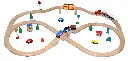 49-teiliges Eisenbahnset