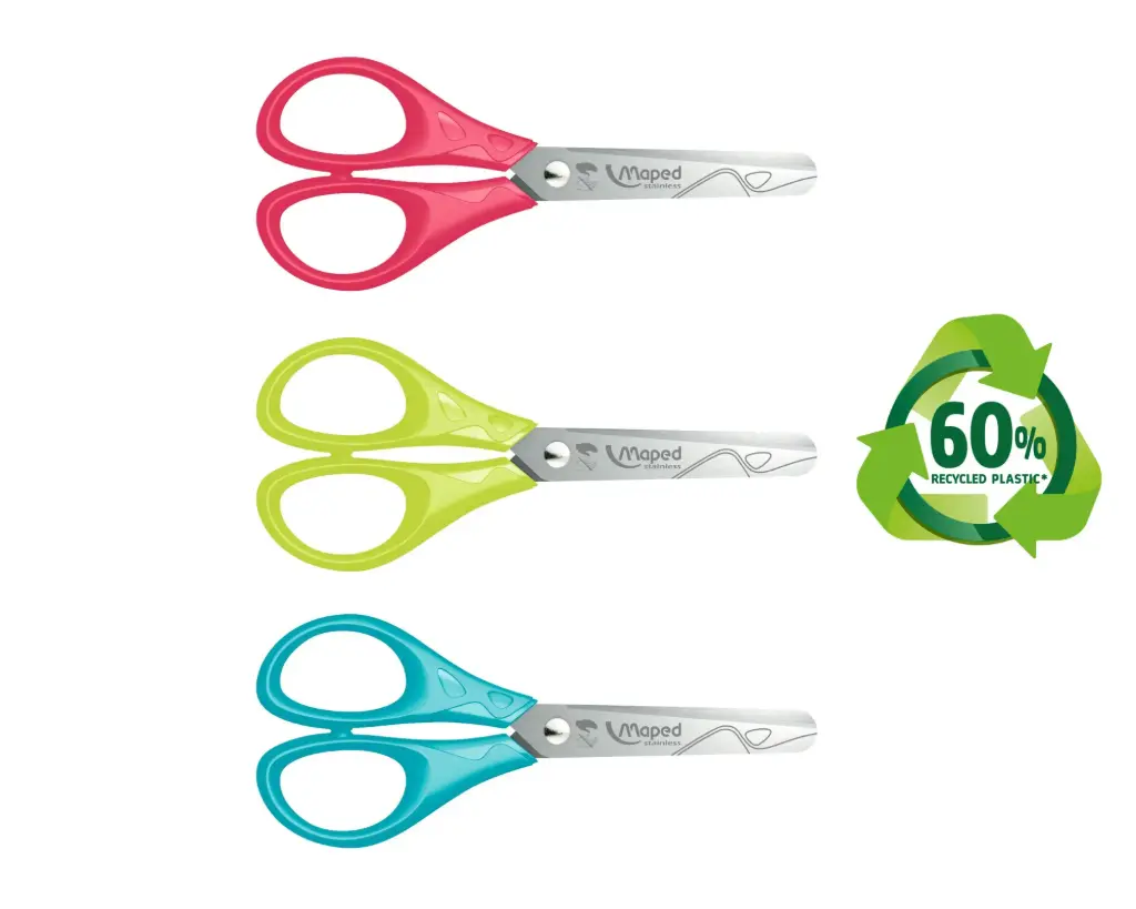 CISEAUX MAPED ESSENTIALS PULSE 13 CM, GAUCHER