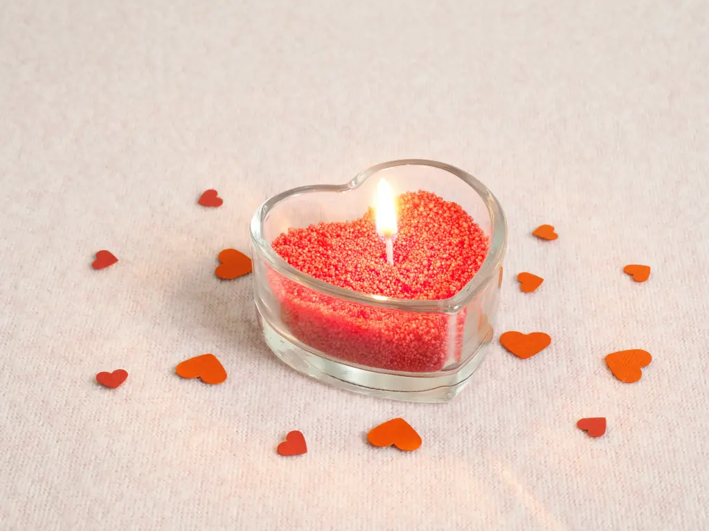PHOTOPHORE EN VERRE COEUR