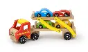 RED CAR HAULER TRUCK