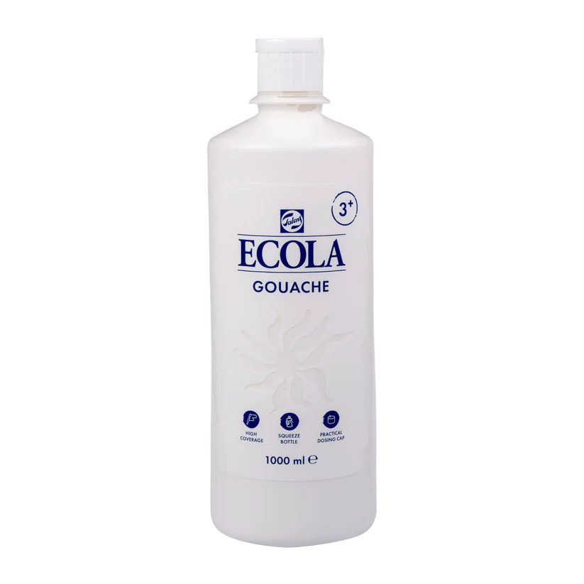 GOUACHE ECOLA NOIR 700, 1L