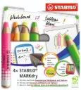 STABILO MARKdry FLUO, L'ÉTUI DE 4