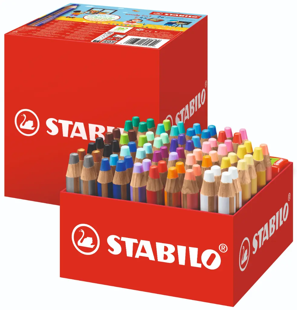 CRAYONS WOODY, CLASSPACK DE 76