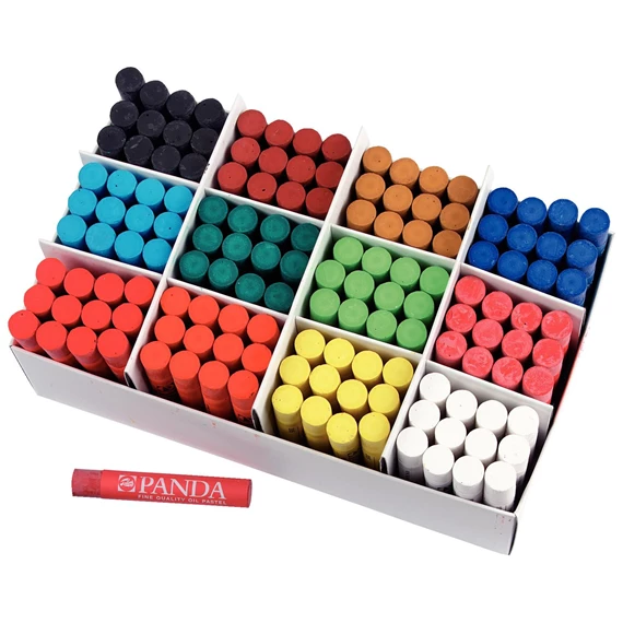 PASTEL À L'HUILE PANDA, COFFRET DE 144