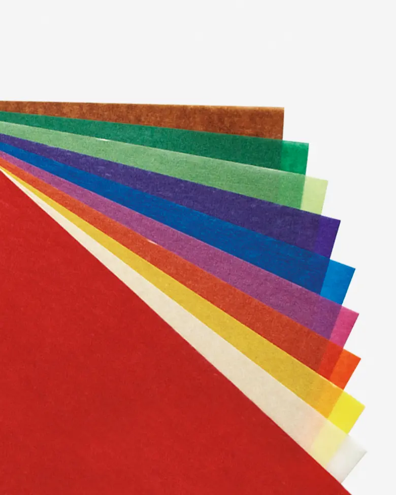 PAPIER VITRAIL 20X30CM, 250 FEUILLES