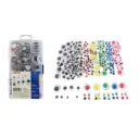 YEUX MOBILES ADHÉSIFS ASSORTIS, LA BOÎTE DE 500