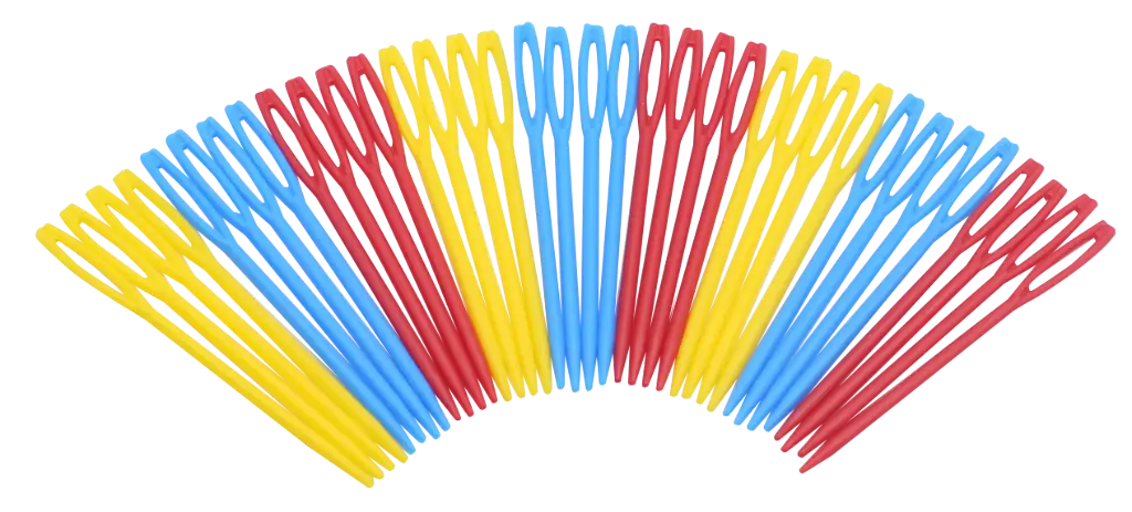 AIGUILLES EN PLASTIQUE 7CM/100