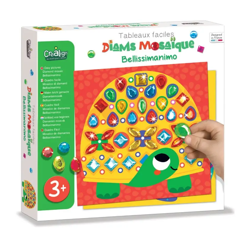 TABLEAUX FACILES, DIAM'S MOSAÏQUES "BELLISSIMANIMO"