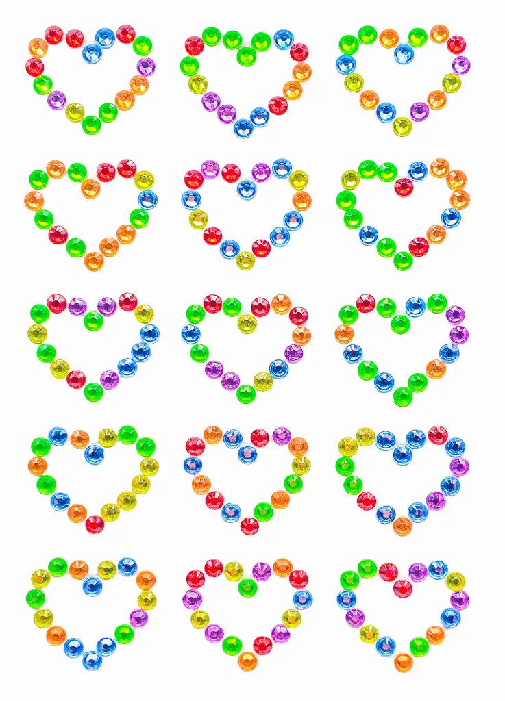 STICKERS COEURS