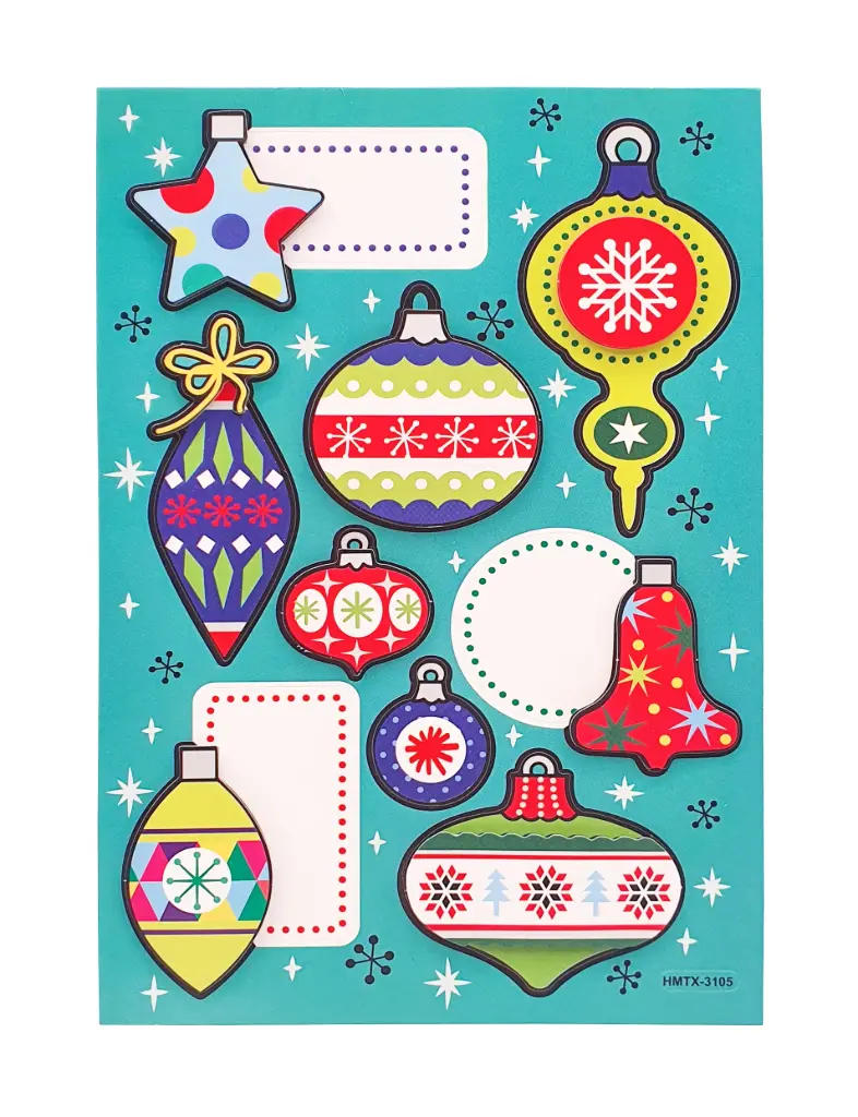 STICKERS 3D PÈRE NOËL