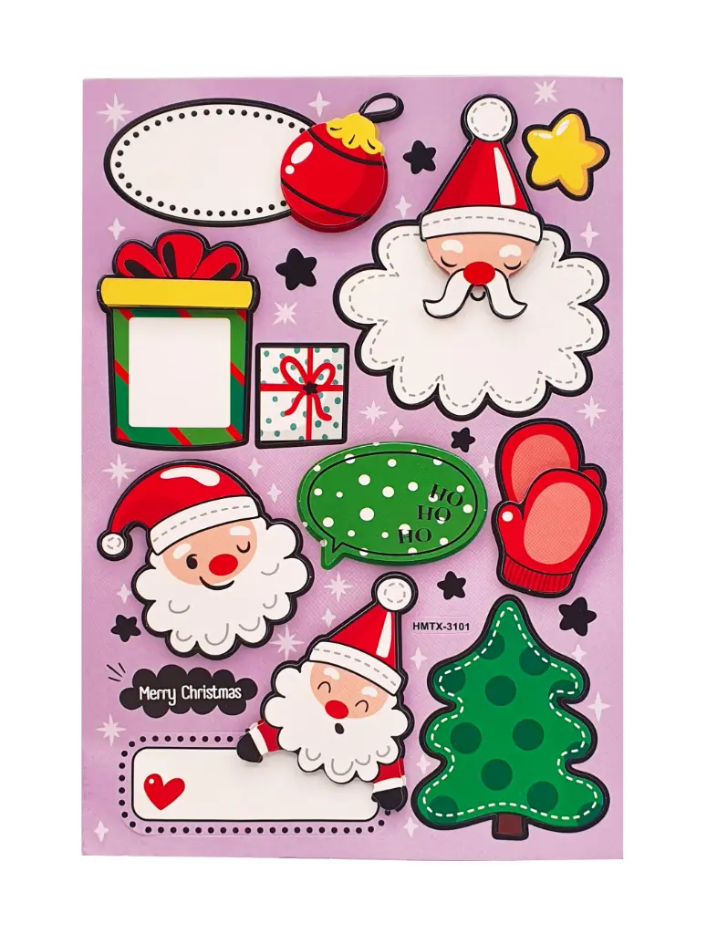STICKERS 3D BOULES DE NOËL