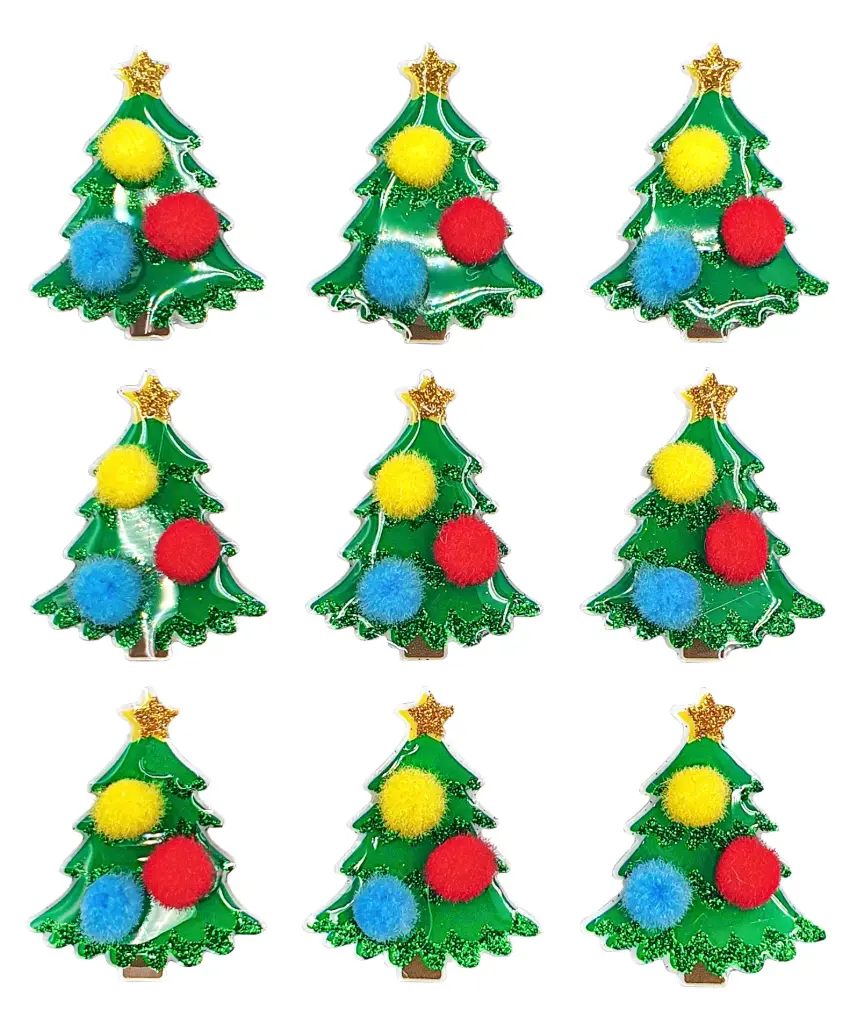 STICKERS ÉPOXY SAPINS