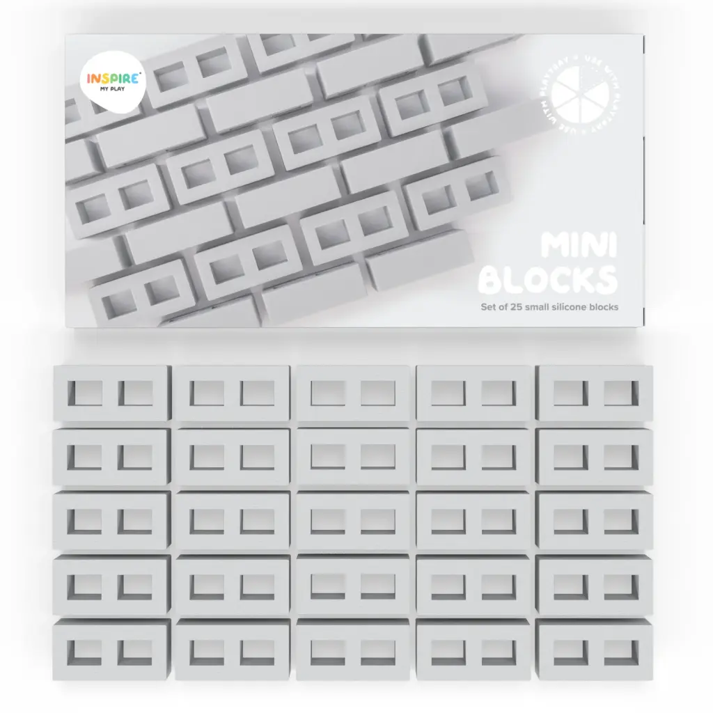 MINI BLOCS "INSPIRE MY PLAY", SET DE 25