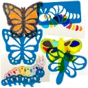 POCHOIRS CRÉATIFS "PAPILLONS ET CHENILLES"