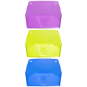 TRIEURS MURAUX HORIZONTAL CRYSTAL, SET DE 3