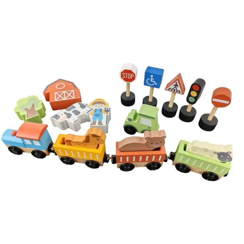SET D'ACCESSOIRES POUR CIRCUIT DE TRAIN