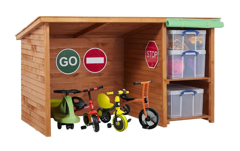 Abri à vélos avec rangement