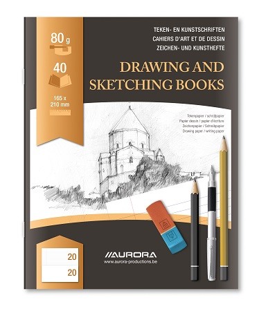 [1601] SCHOOL ART NOTEBOOK, DRAWING / 1L