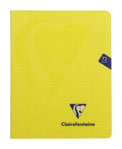 [1825] CLAIREFONTAINE SCHOOL NOTEBOOK PP 72P 5MM