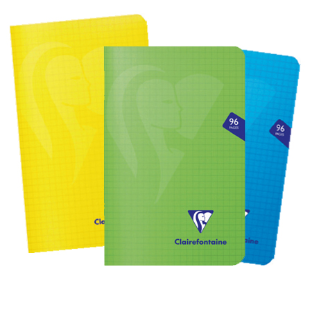 [1850] CARNET CLAIREFONTAINE QUADRILLÉ 5MM- 17X11CM, 96 PGES.