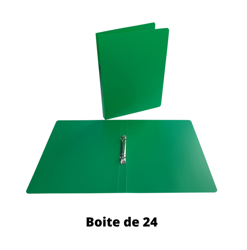 [3016B3] MINI CLASSEUR 2A A4 VERT BTE DE 24