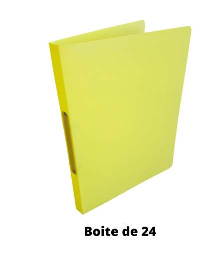 [3016B6] Ringordner Mini 2A, A4, Gelb, Karton mit 24 Stück