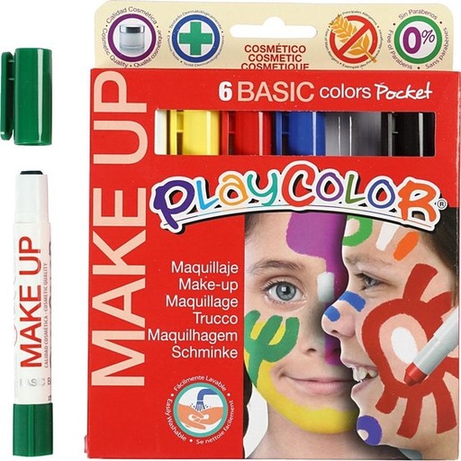 [52657] PLAYCOLOR MAKE-UP BASIC, BTE DE 6