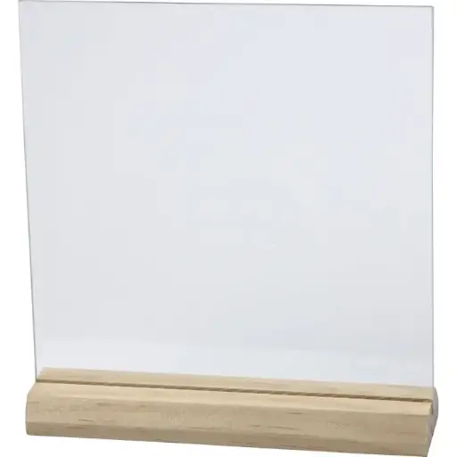 [80471] CADRE EN VERRE ET SOCLE DE BOIS/10