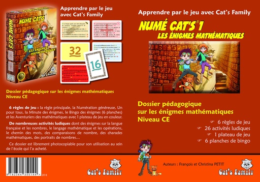[C511] NUME CAT'S 1, LE FICHIER 3/4 PRIM.