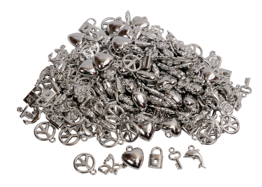 [82578B] 200 STUKS FANCY METALEN KRALEN
