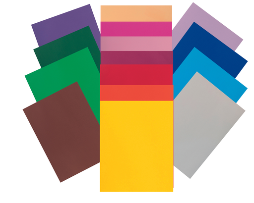 Zeichenpapier 130g, 50x70cm *in Farbe