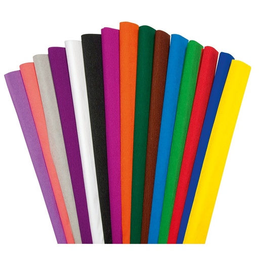 PAPIER CRÉPON *À LA COULEUR