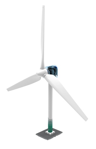 [601601] WINDTURBINE WORDT GEBOUWD