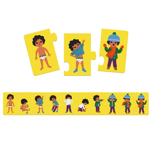 [9215] I DRESS UP PUZZLE, 10 PCS